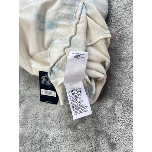 Lucky Brand NWT Tie Dye Lounge Shorts Medium Blue White Comfy Stretchy Waist - Picture 15 of 16